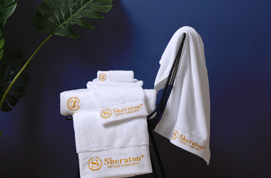 鉑金緞毛巾 酒店毛巾定制